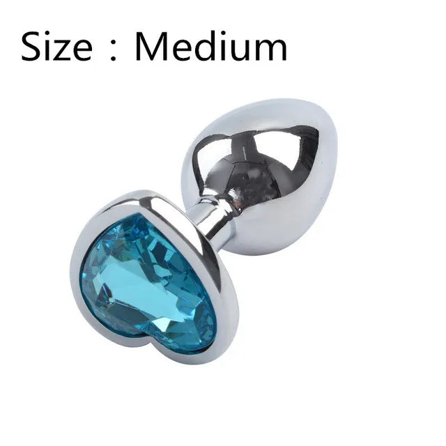 Beginner Stainless Steel Crystal Anal Plug