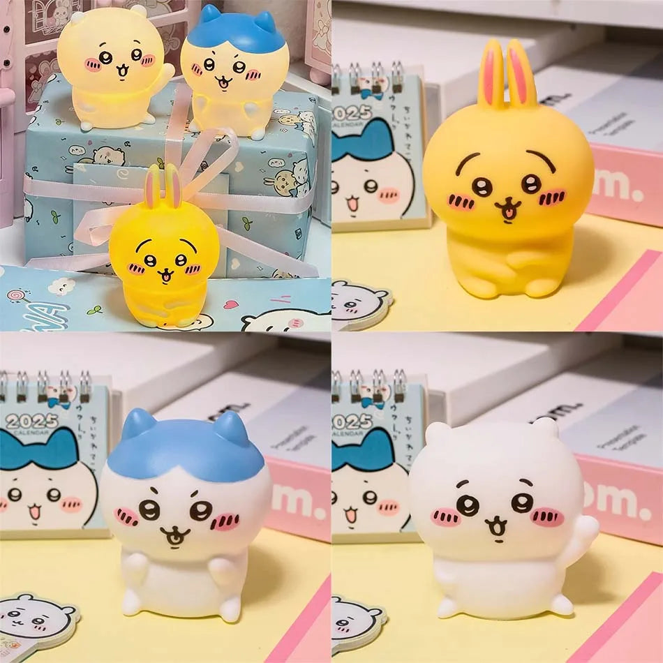 Chiikawa Hachiware & Usagi Light-Up Vinyl Doll