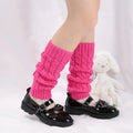 Long Crochet Knit Lolita Leg Warmers