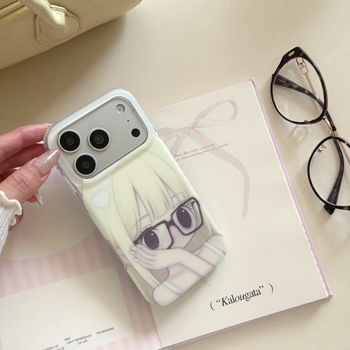 Anime Girl Shockproof Phone Case for iPhone