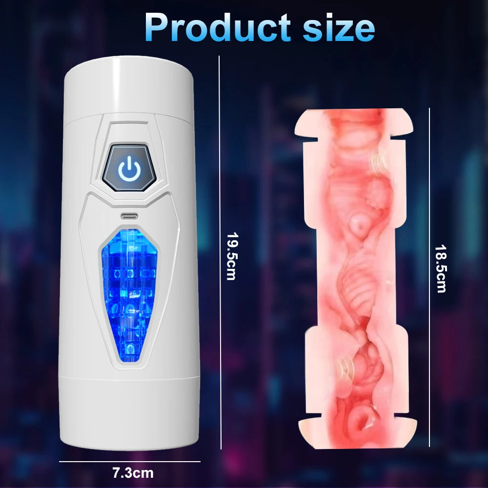 Open-Ended Vibrating Male Stroker