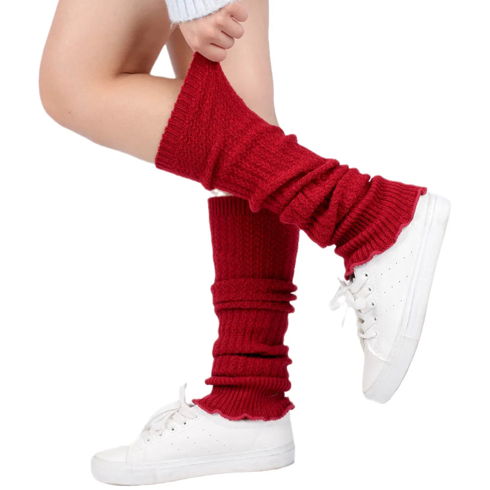 Gothic Thermal Knee-High Boot Cuff Leg Warmers