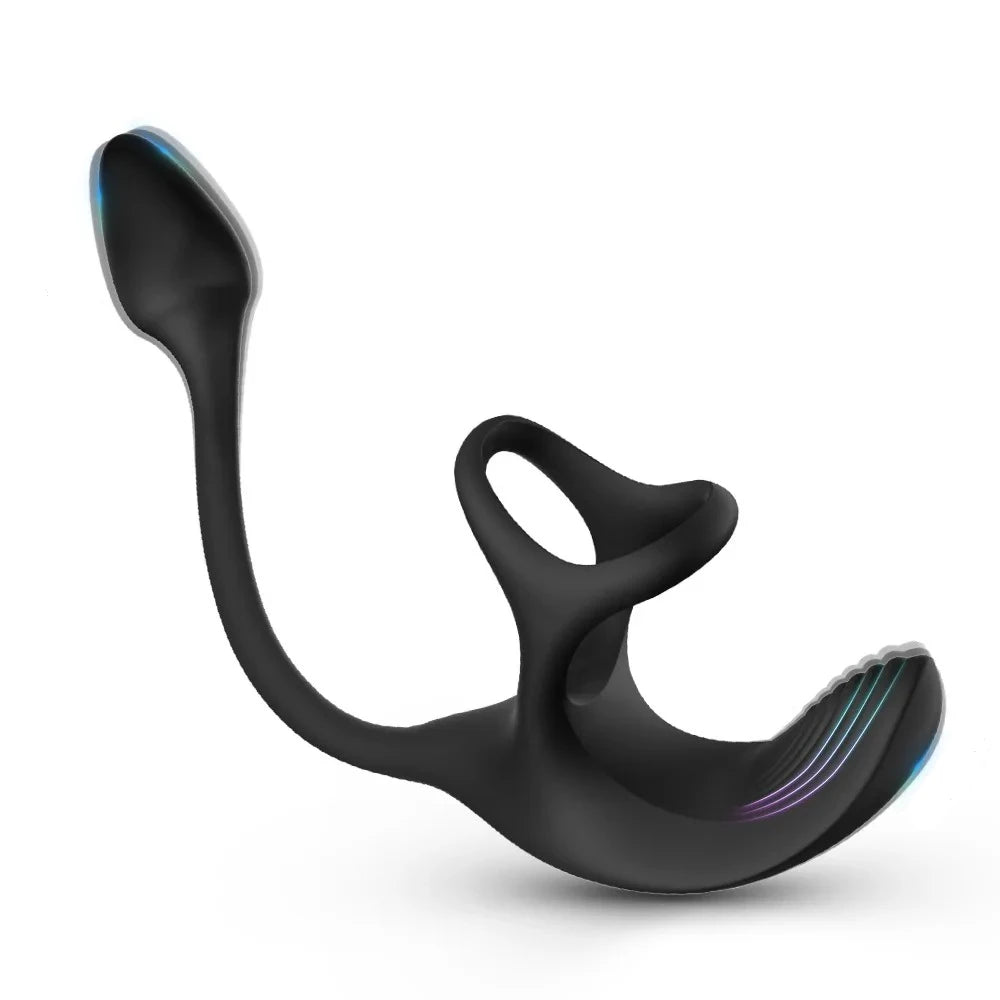 Vibrating Prostate Massager with Ring