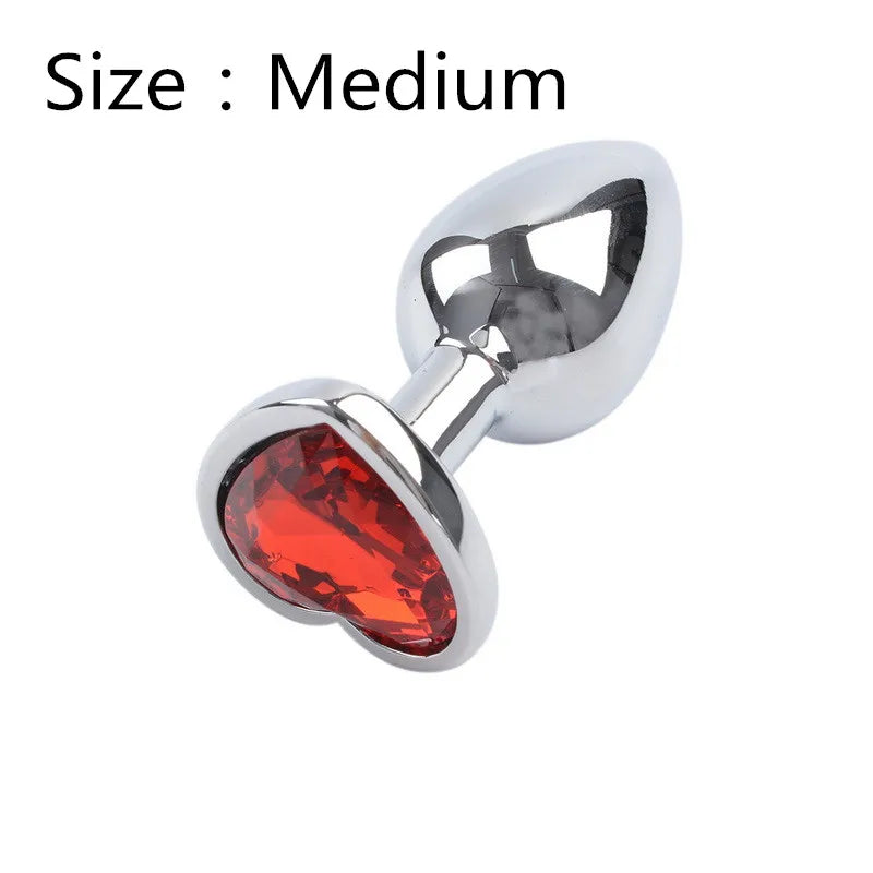 Beginner Stainless Steel Crystal Anal Plug