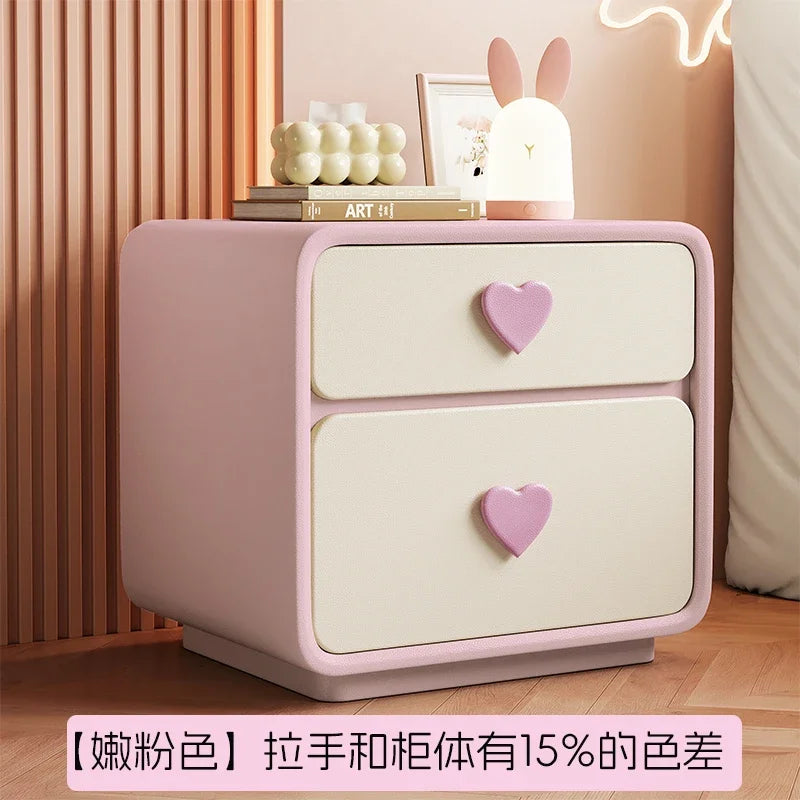 Cute Modern Kawaii Bedside Storage Table