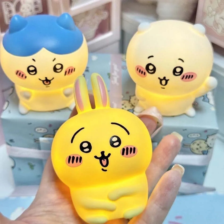 Chiikawa Hachiware & Usagi Light-Up Vinyl Doll