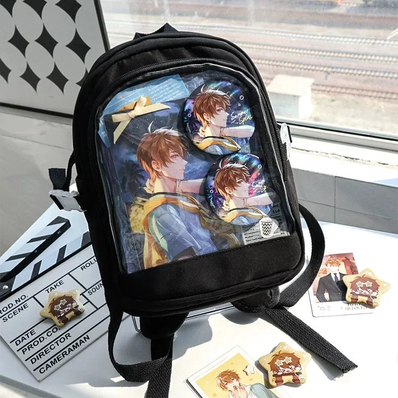 Kawaii Mini Transparent Ita Backpack