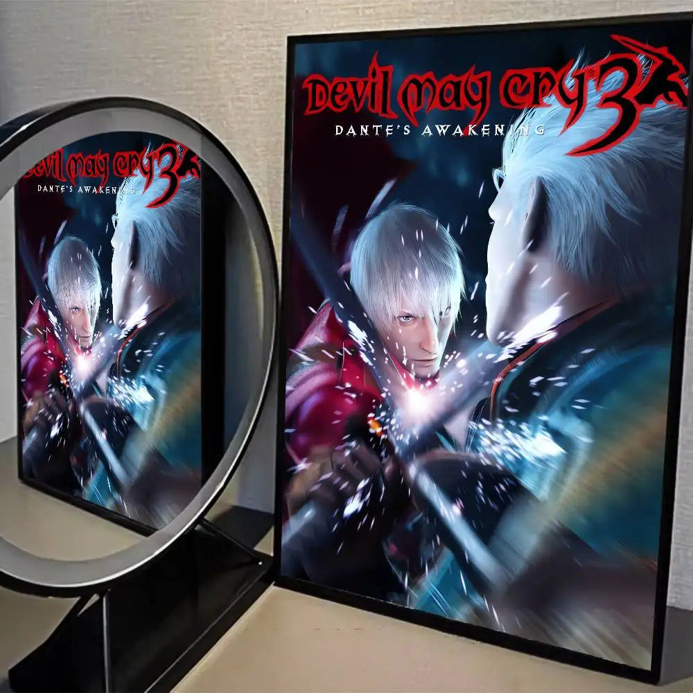 Devil May Cry Vintage Game Art Poster