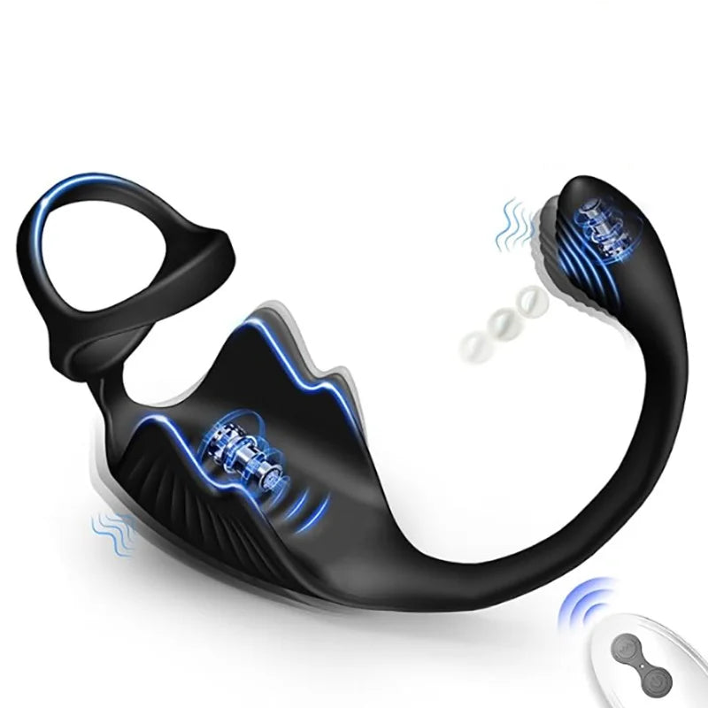 App-Control Prostate Massager with Ring