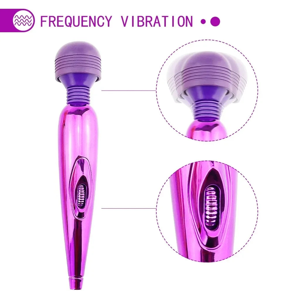 USB-Rechargeable Magic Wand Vibrator