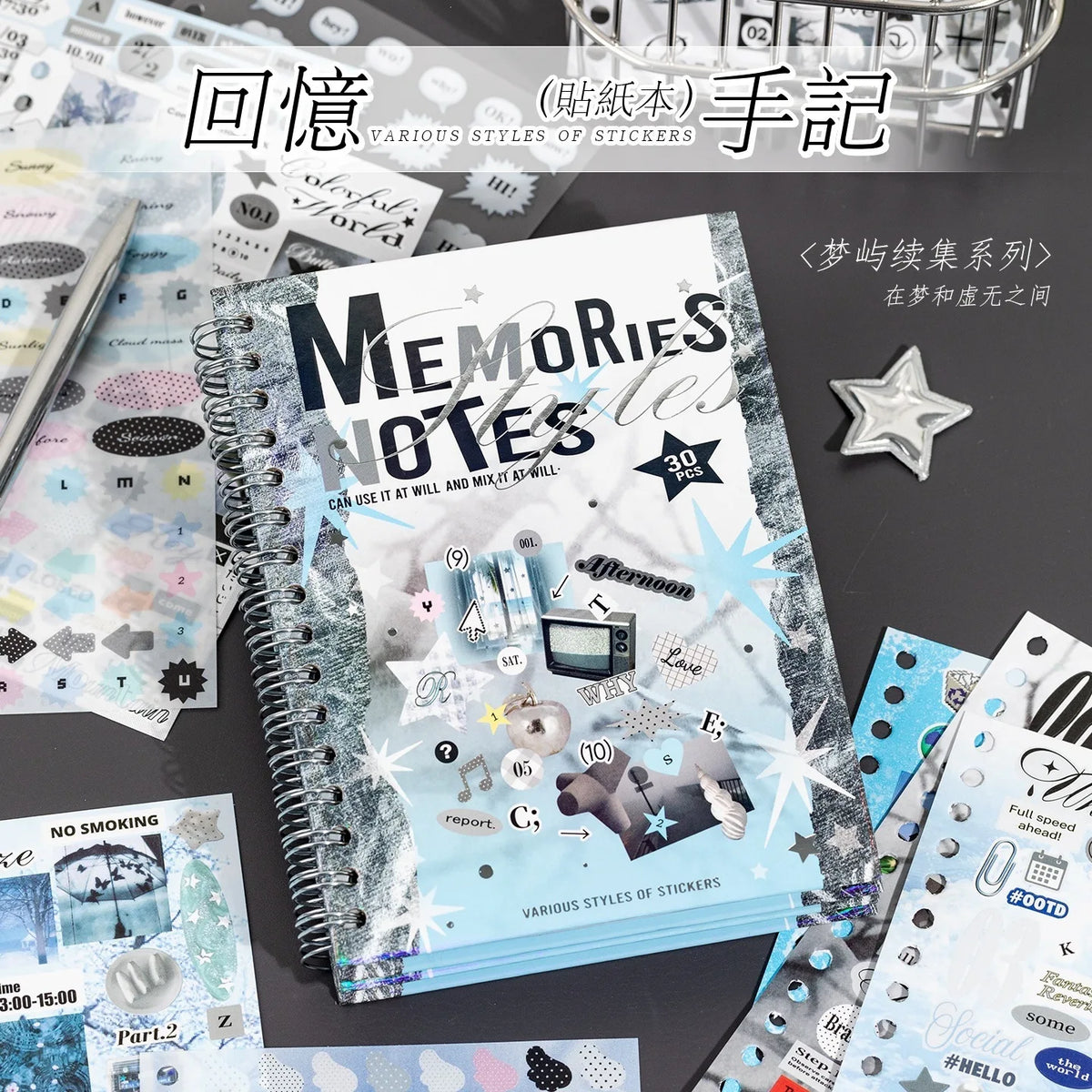 K-Pop Photocard Scrapbook Sticker Book