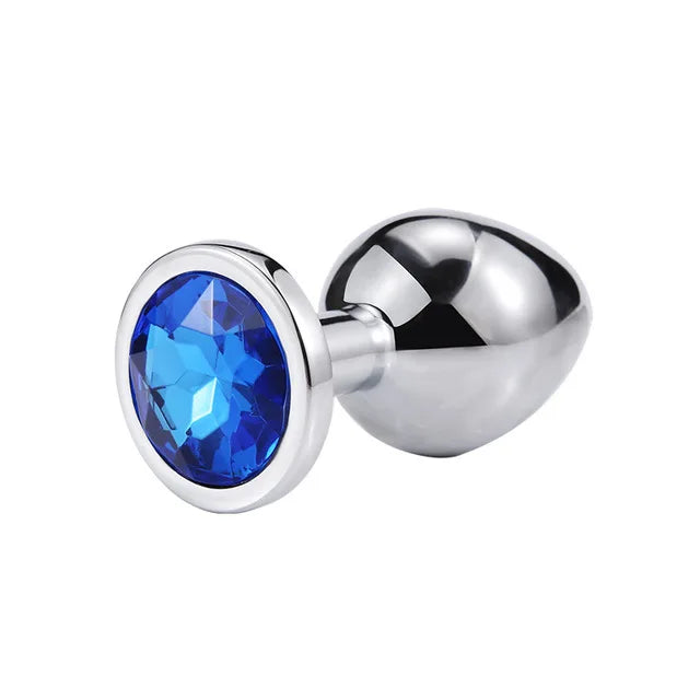 Crystal Stainless Steel Anal Plug