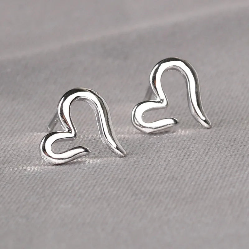 925 Silver-Needle Mini Stud Earring Set