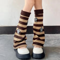 Star Stripe Gothic Lolita Leg Warmers
