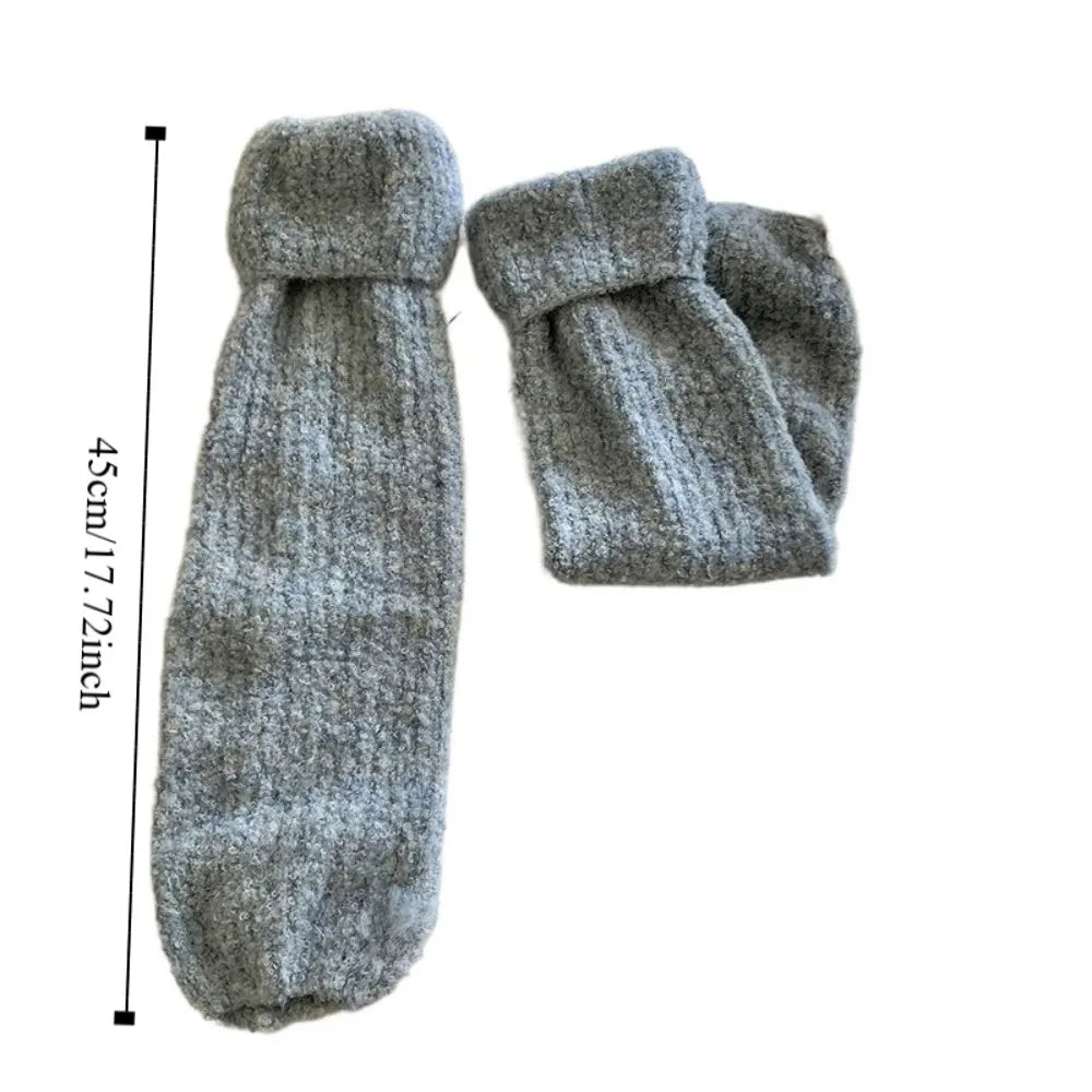 Thick Knit Winter Lolita Leg Warmers