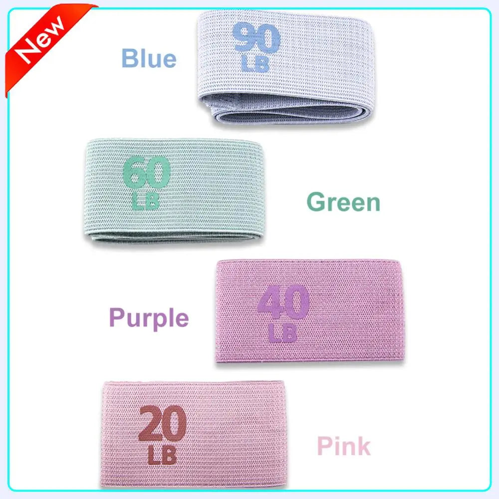 15–90 lb Fabric Hip Resistance Bands