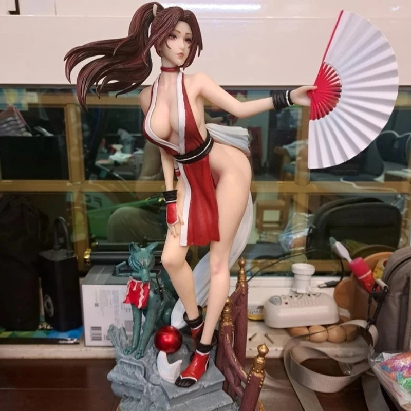 TriEagles Studio Mai Shiranui Street Fighter 6 Resin Statue, Game Anime Collectible Figurine Desktop Decor Gift