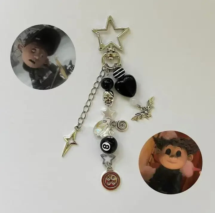 Coraline-Inspired Phone Charm