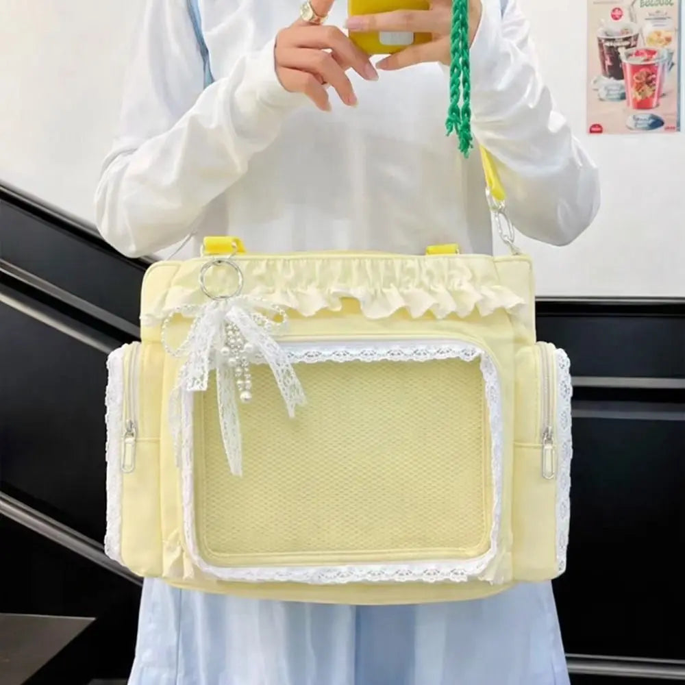 Japanese Transparent Ita Crossbody Bag