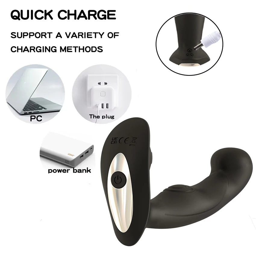 Wireless-Control Vibrating Prostate Massager