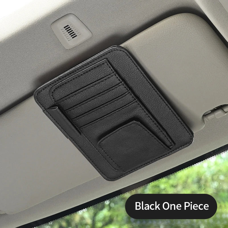 Car Sun Visor Organizer Multi-pocket Interior Accessories For Car Supplies Novelty Abarth 595 Accessories Ioniq 5