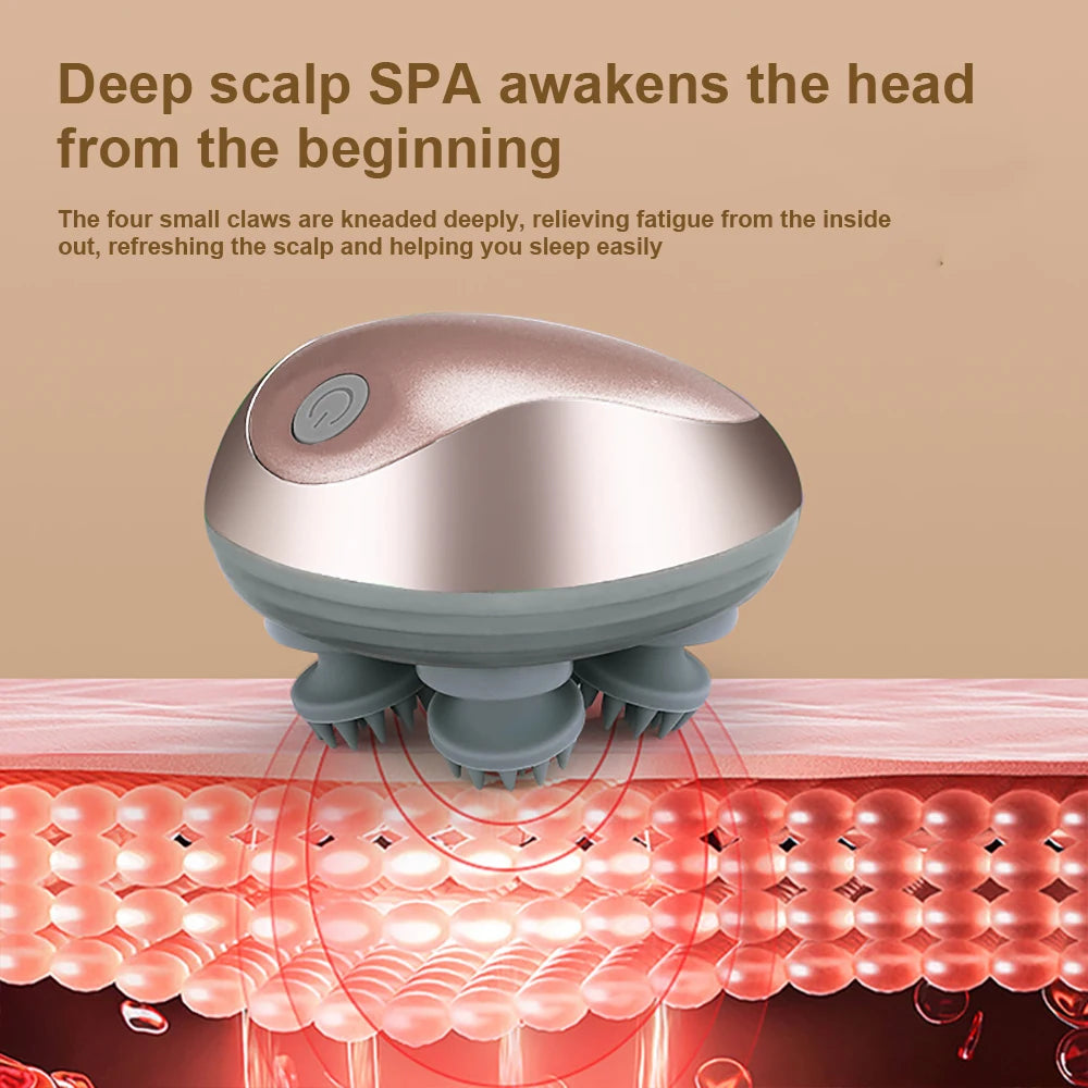 Rechargeable Handheld Scalp & Head Massager