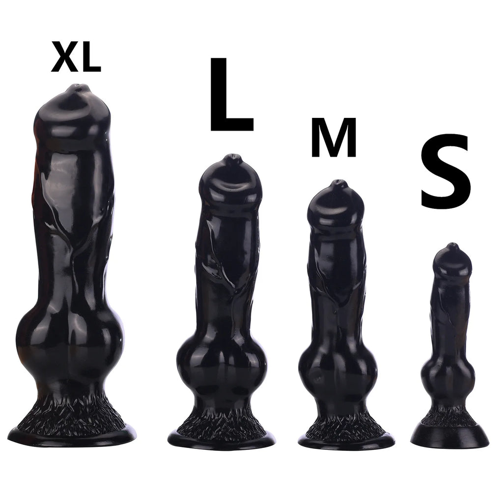 Big XXL Dog Animal Dildo Sex for Men Women Anal Plug Penis Realistic Dog Knot Dildos Sex Toy Female Masturbator Adult Supplies