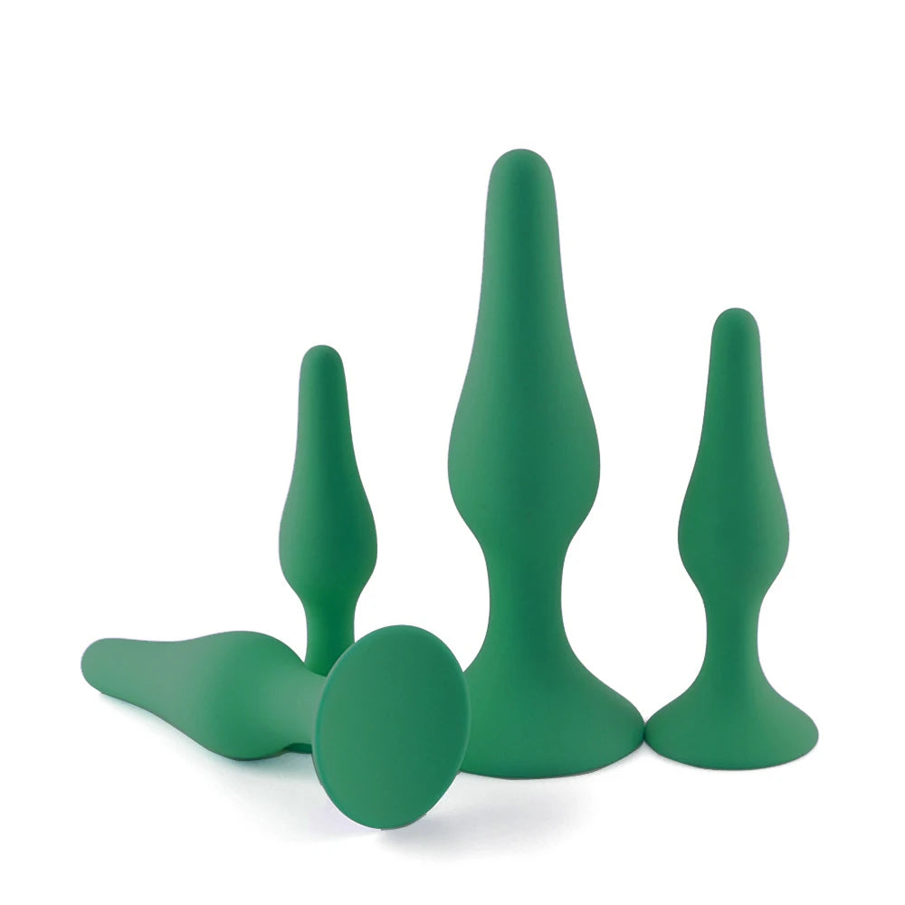 4-Piece Anal Plug & Bead Set
