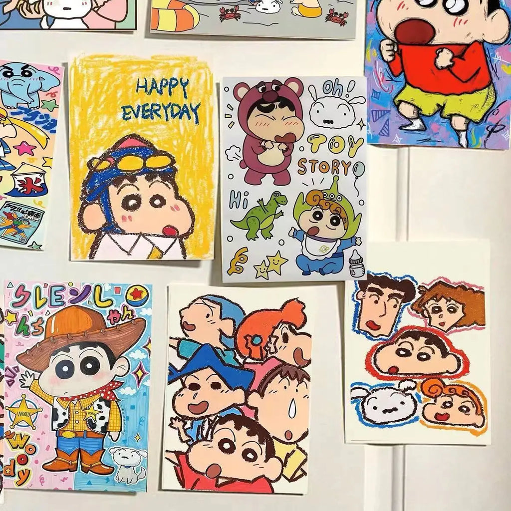 10-Piece Crayon Shin-Chan A4 Poster Set