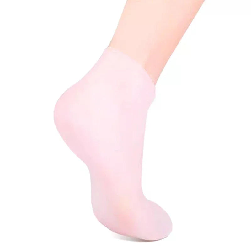 Moisturizing Foot Socks,Silicone Socks For Dry Cracked Feet Women's Foot Socks For Moisturizing,Featuring Massage
