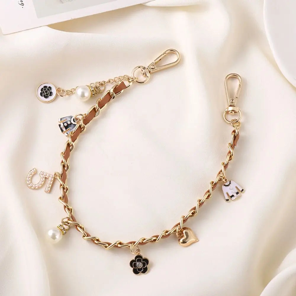 New Colorful Phone Charms Leather Chain Mobile Phone Lanyard Phone Pendant Phone Wrist Style Anti Fall Phone Rope Phone Charms