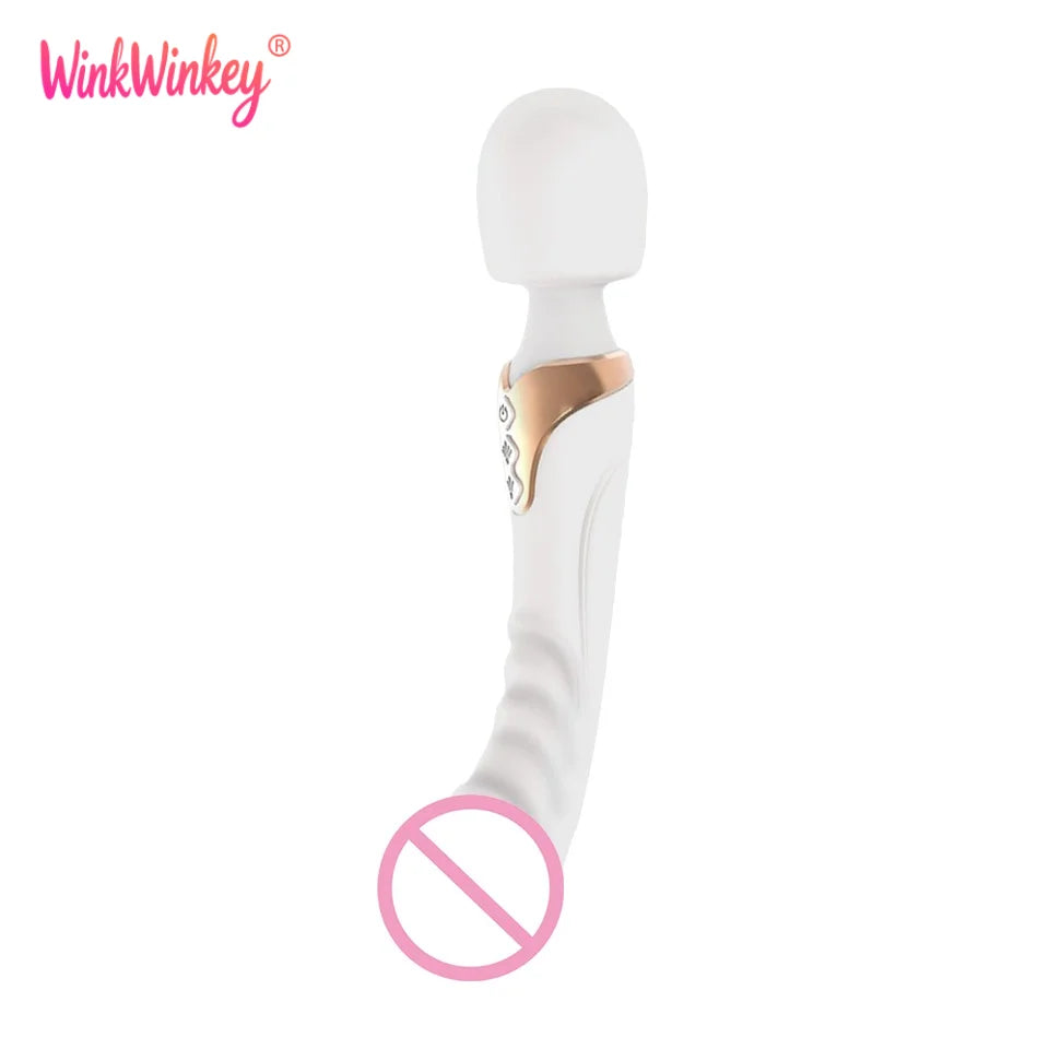 Dual-Motor Wand Vibrator – 10 Modes