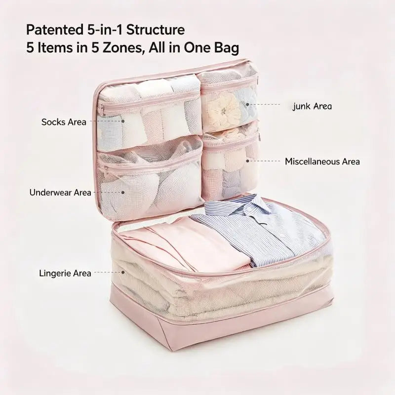 5-in-1 Compression Packing Cube Organizer