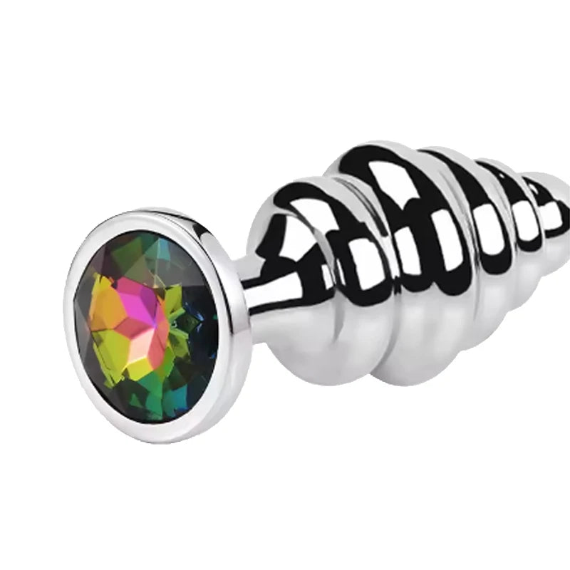 Crystal Stainless Steel Anal Plug