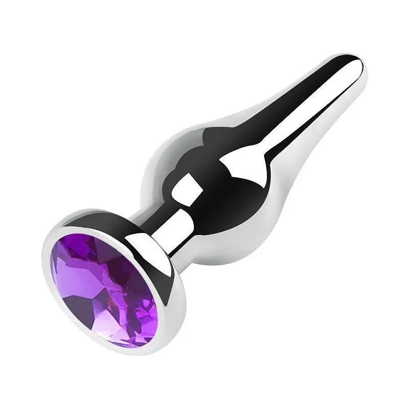 Jeweled Aluminum Alloy Anal Plug