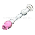Crystal Glass Anal Bead & Plug