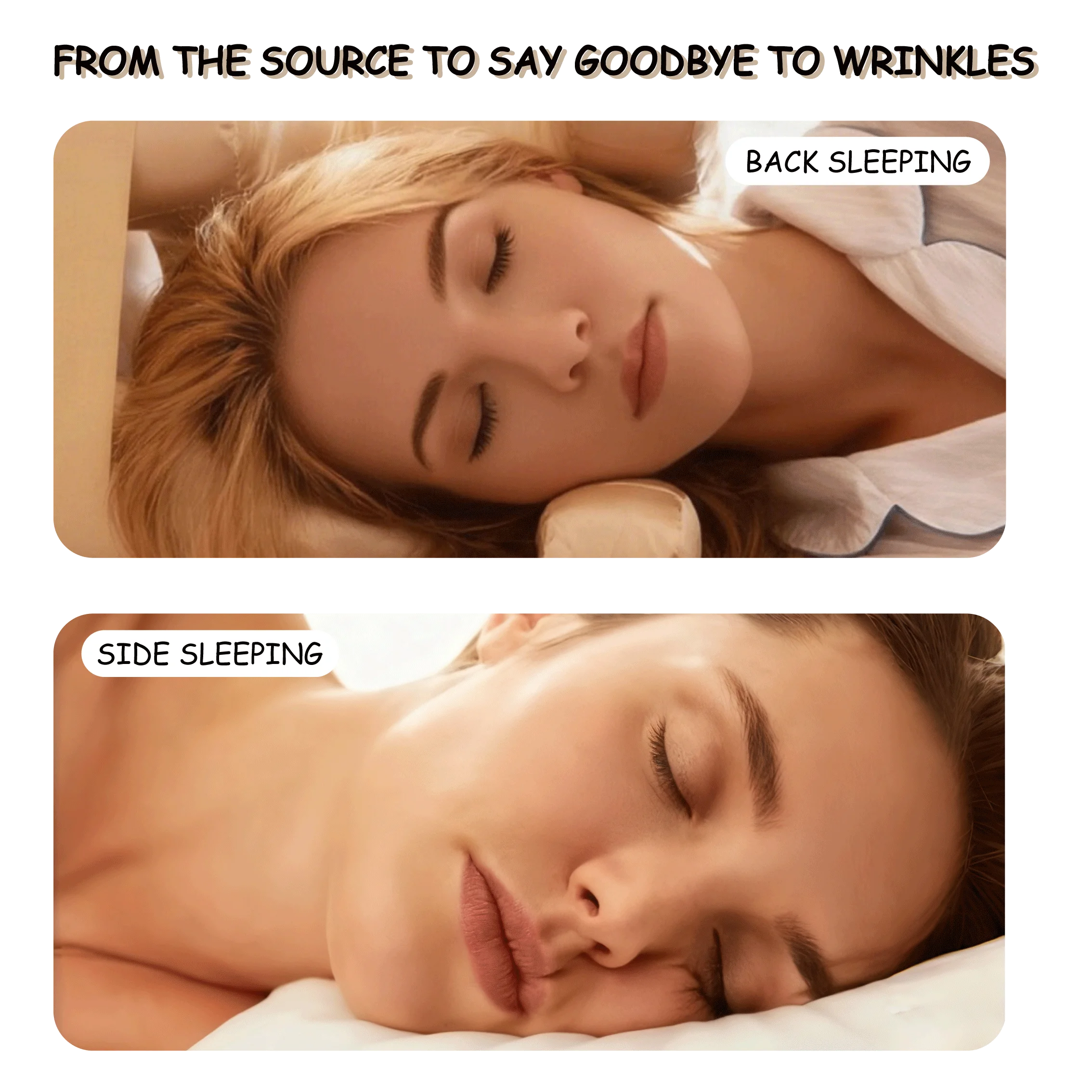 New Beauty Pillow Perfect Face Pillow Super Soft and Comfortable Sleep Pillow Beauty Sleep Facial Stress Relieving Sleep Pillow
