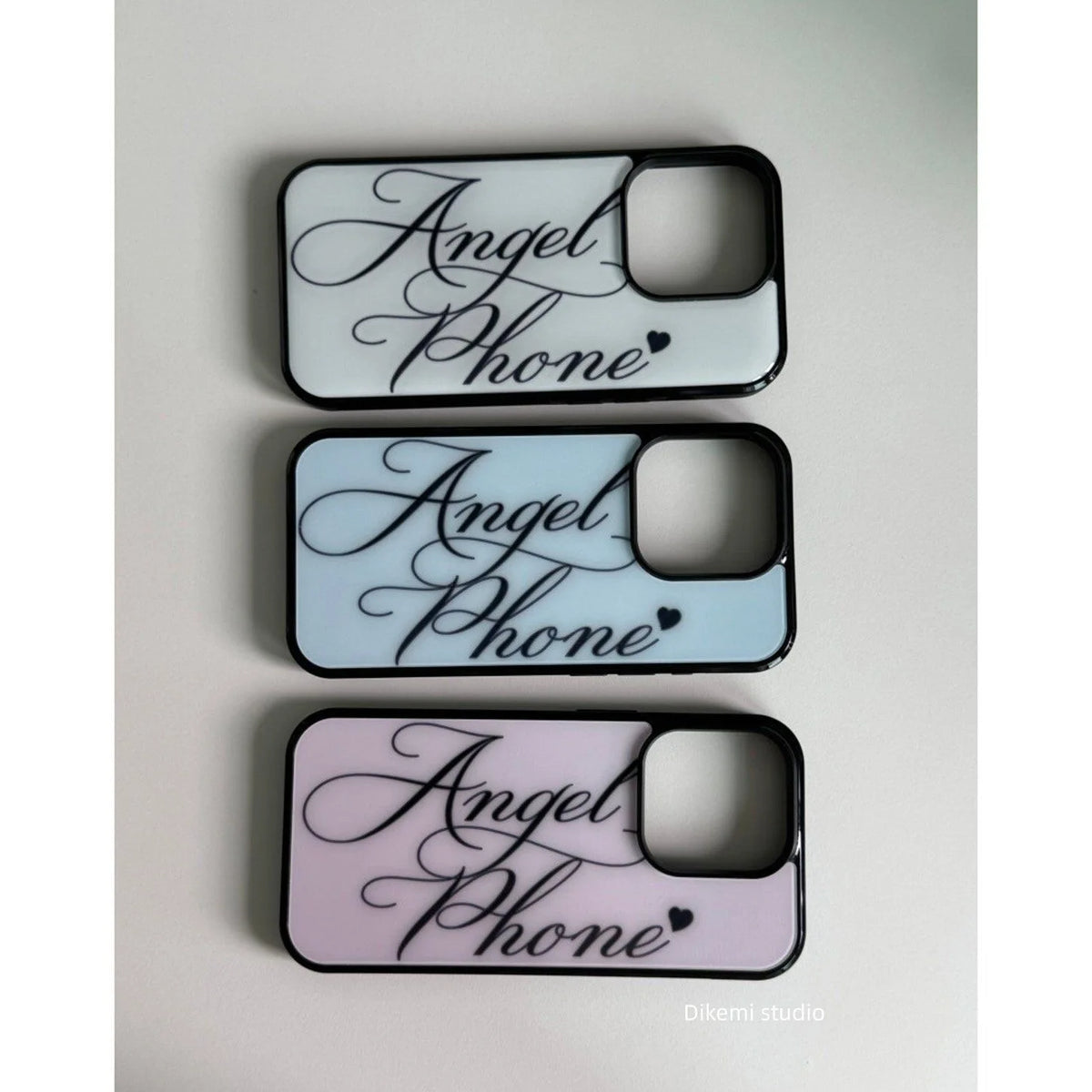 Y2K Angel Clear Phone Case for iPhone