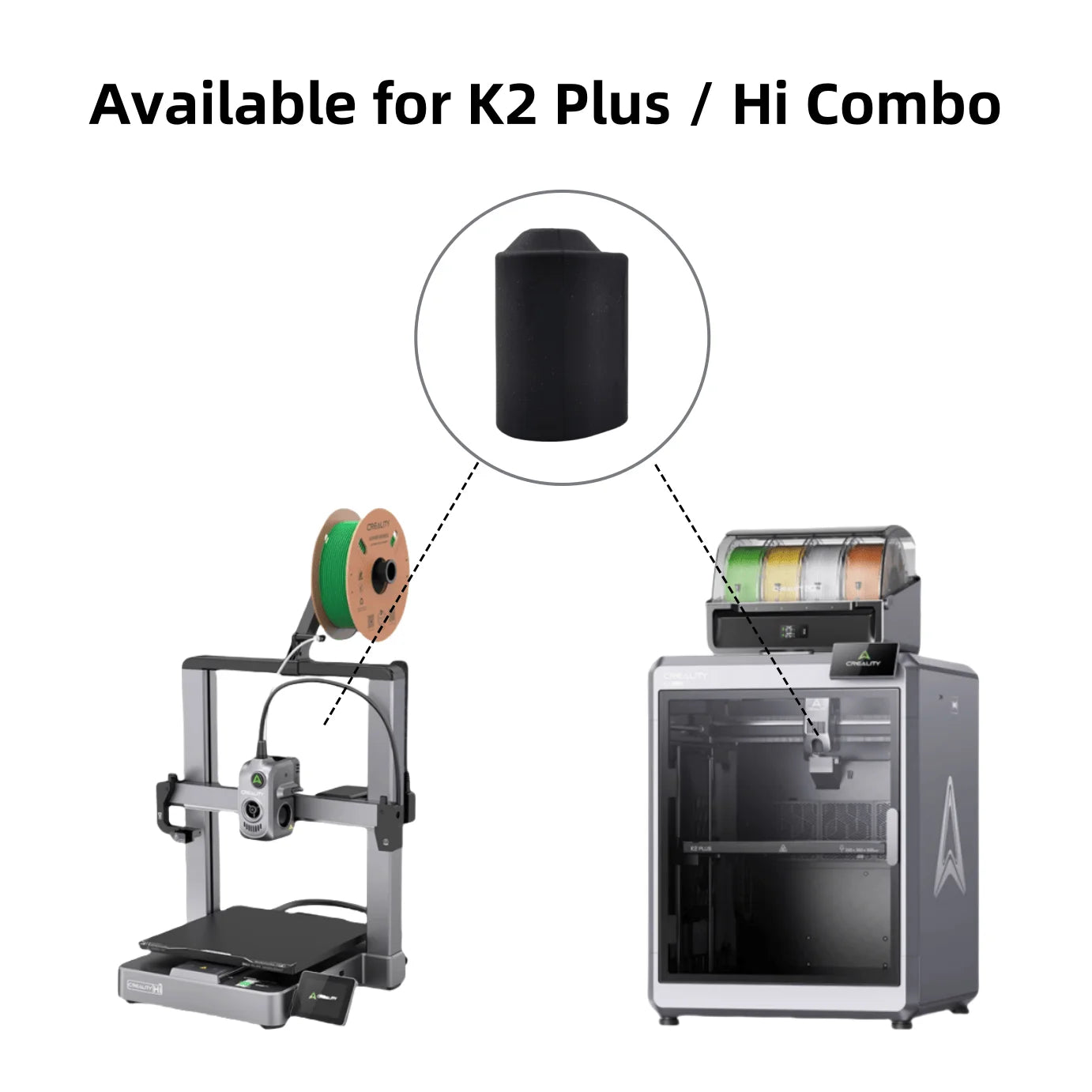 Silicone Sleeve For Creality Hi combo hotend Silicone Socks Protect Cover Sleeve Fit for Creality K2 Plus Hot End Printing Kit