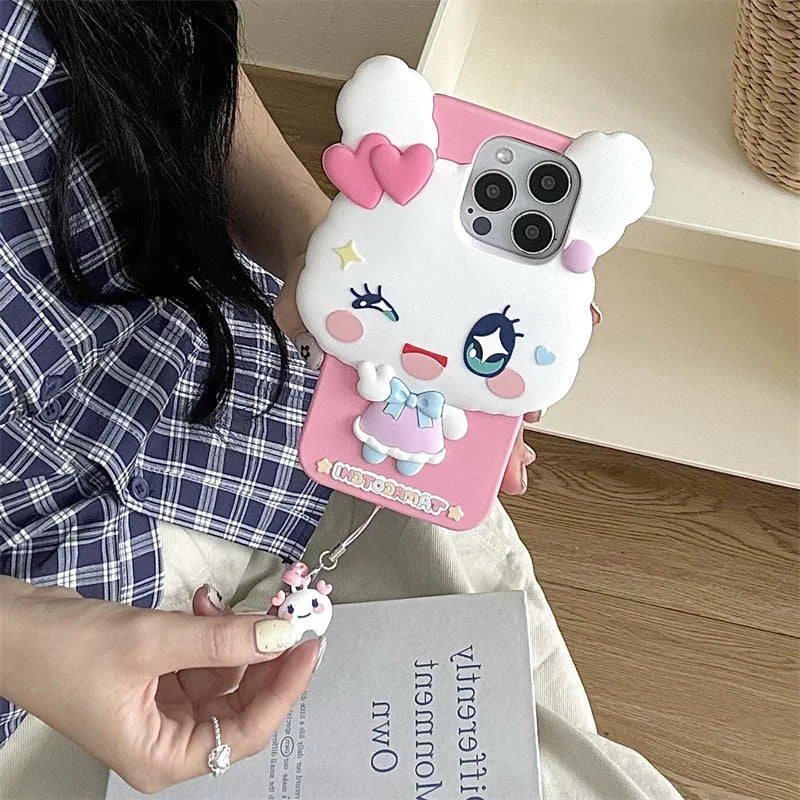 Cartoon Rabbit Silicone iPhone Case
