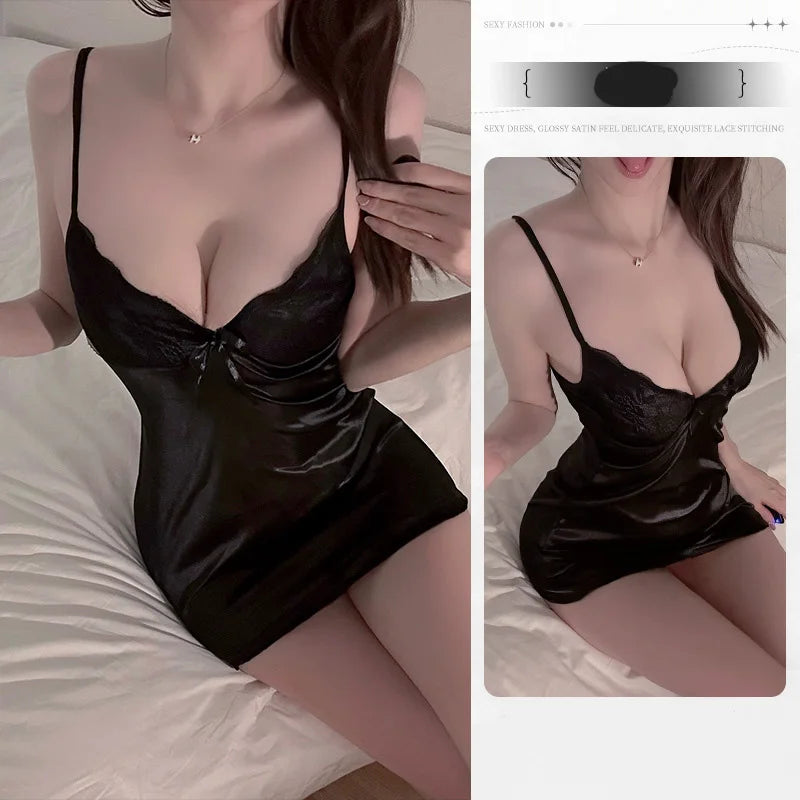 Women's Lace-Trim Sleep Dress
