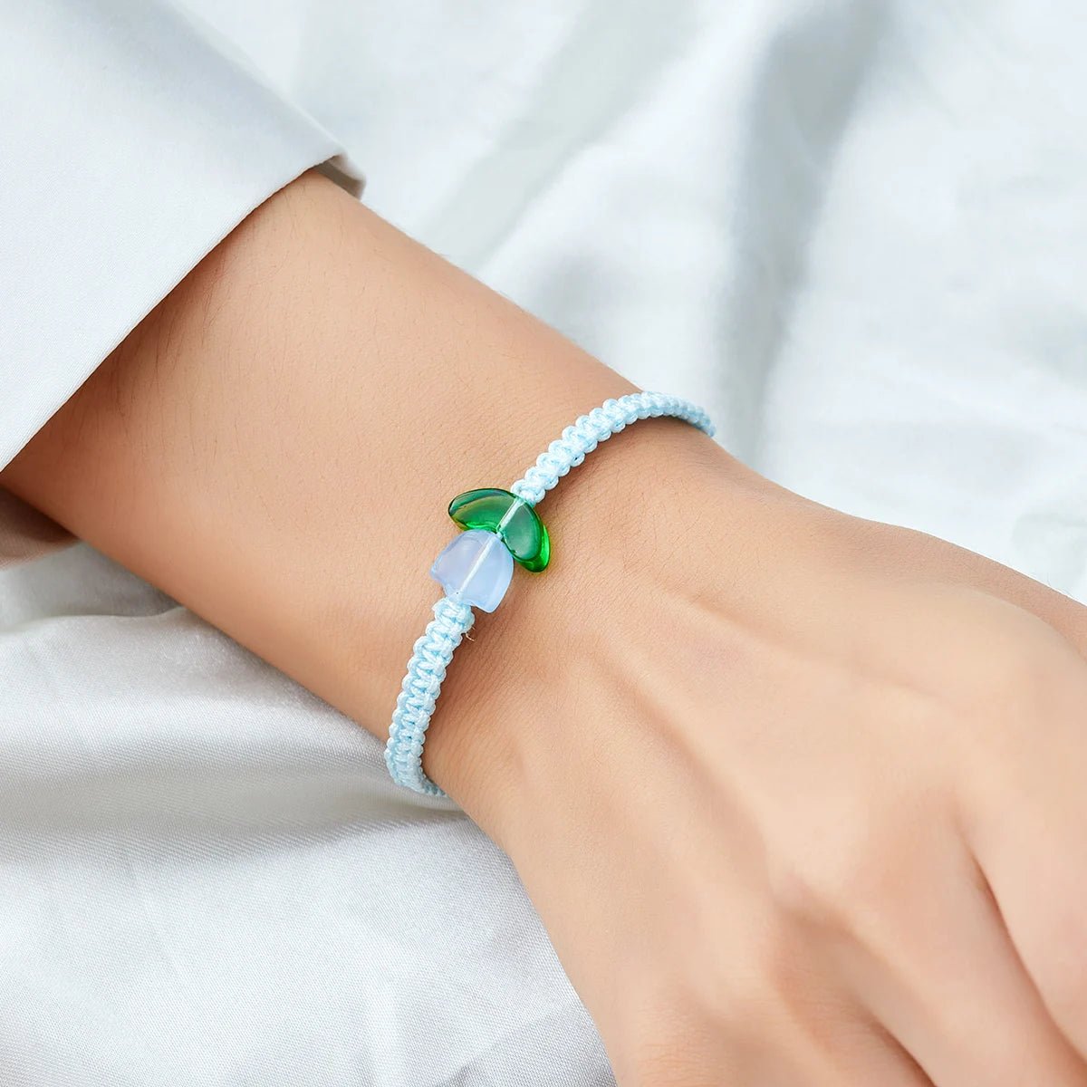 Colorful Flower Friendship Bracelet
