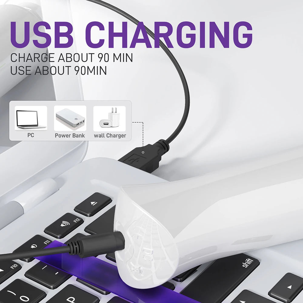 USB-Rechargeable Large Magic Wand Vibrator