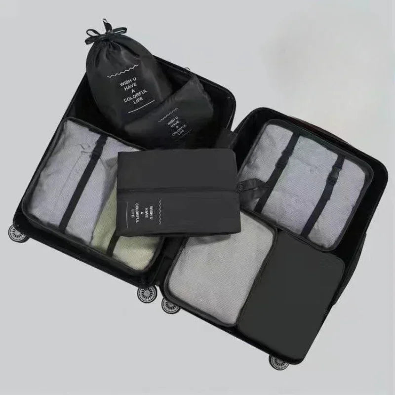 7-Piece Travel Luggage Organizer Set