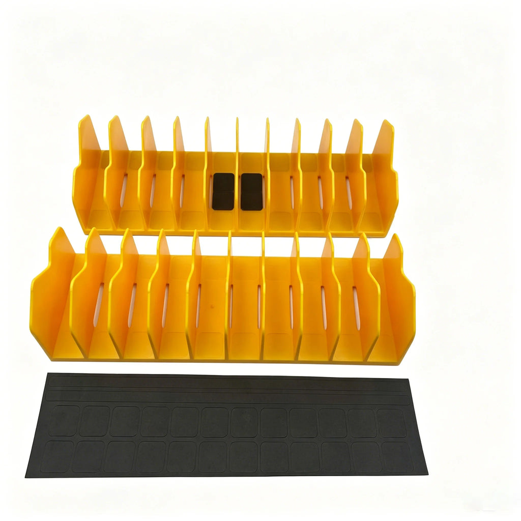 Space Saving Drawer Pliers Rack  Sturdy Tool Organizer Storage Holds Up to Ten Pliers for Toolbox