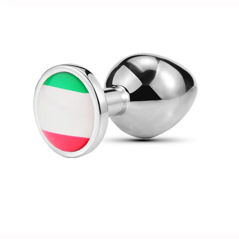 Waterproof Stainless Steel Jewelry Anal Plug