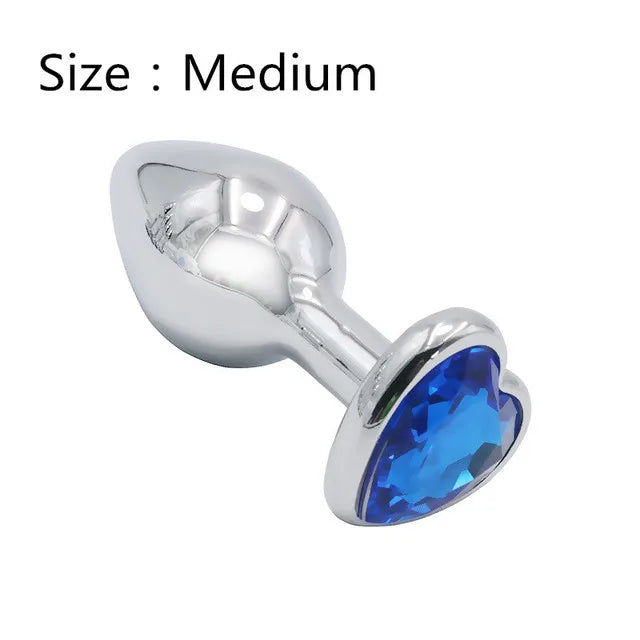 Beginner Stainless Steel Crystal Anal Plug