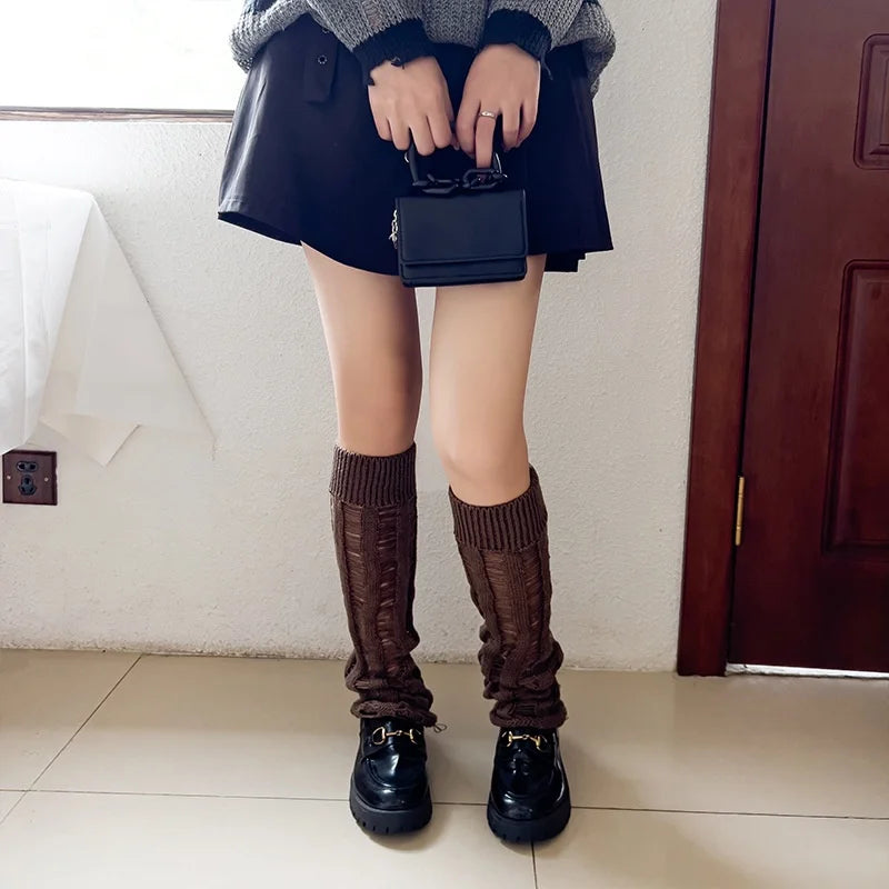 Gothic Flared Y2K Slouch Leg Warmers