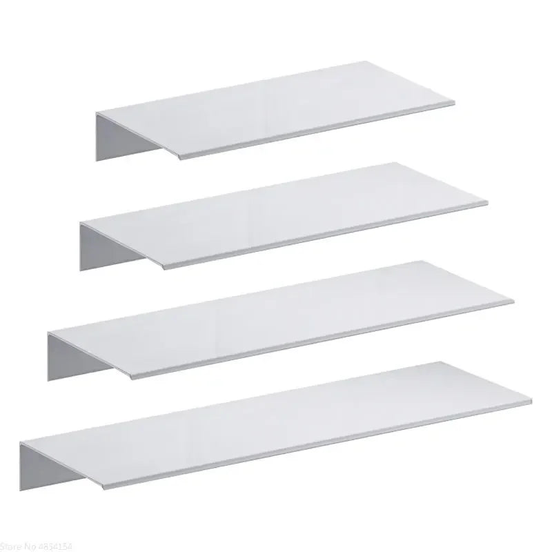 Aluminum Wall-Mounted Bathroom Storage Shelf