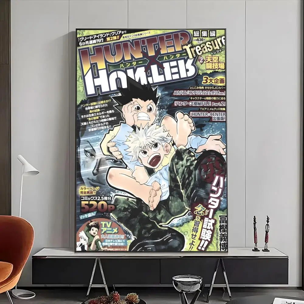 H-Hunter × Hunter Poster High-Definition Posters, Wall Art for Living Room and Home Decor.